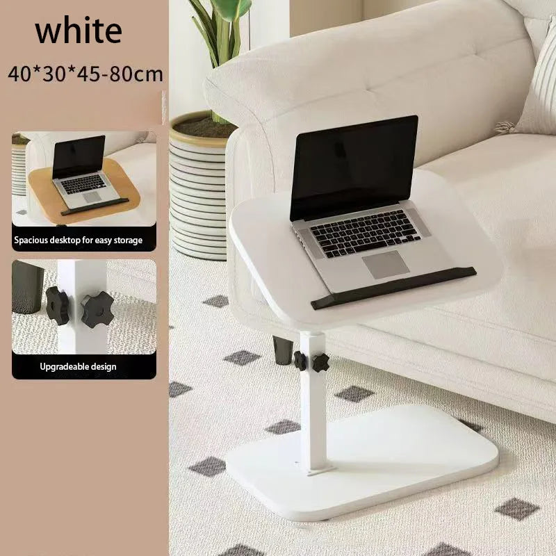 Household Foldable Mobile Lift Computer Desk Table Wood Assembly Sofa Tables Table De Salon