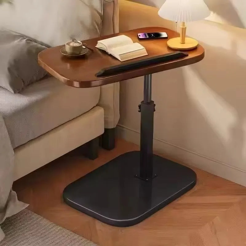 Household Foldable Mobile Lift Computer Desk Table Wood Assembly Sofa Tables Table De Salon