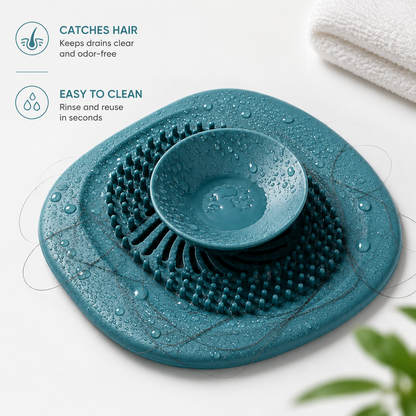 ClogStop™ Silicone Hair Catcher