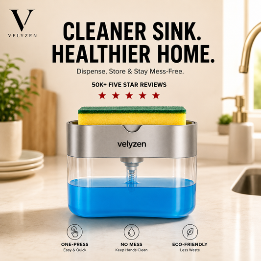 One-Press Soap Dispenser — Suds Up Your Sponge in a Second