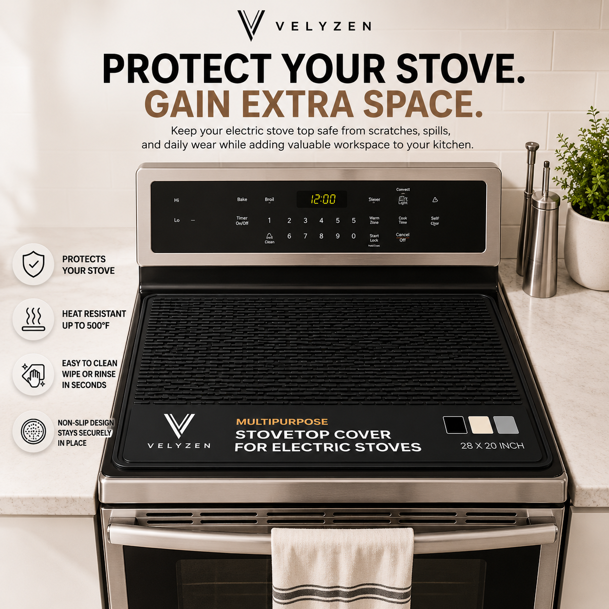 The Stovetop Shield™ — Guard Your Stove, Extend Its Life