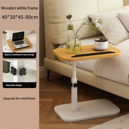 Household Foldable Mobile Lift Computer Desk Table Wood Assembly Sofa Tables Table De Salon