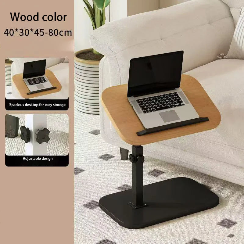 Household Foldable Mobile Lift Computer Desk Table Wood Assembly Sofa Tables Table De Salon