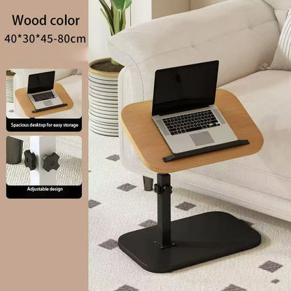 Household Foldable Mobile Lift Computer Desk Table Wood Assembly Sofa Tables Table De Salon